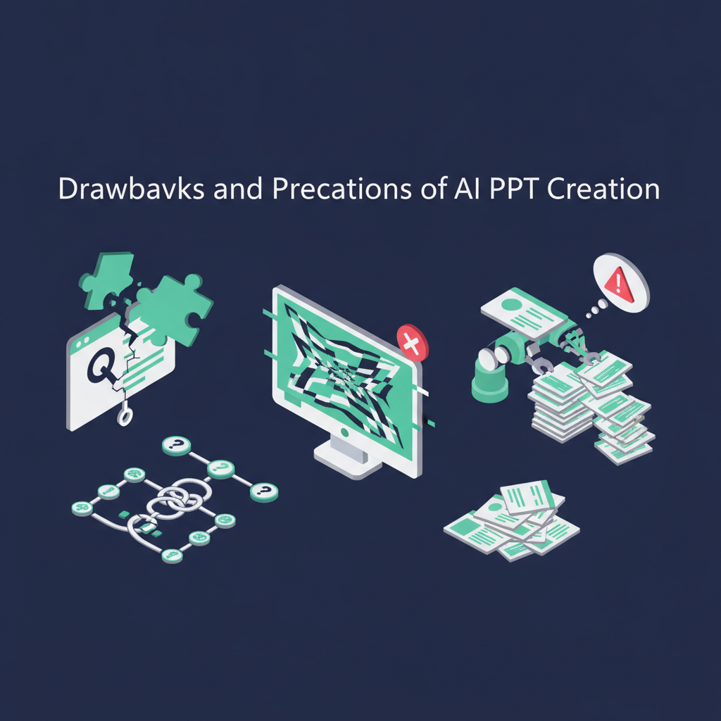 AI PPT 제작의 단점 및 주의사항